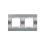 LUX INT. PLATE, 2+2G H CHROME GW16223MC