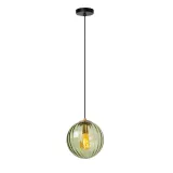 MONSARAZ Pendant light-Green-Ø25-1xE27-40W-Glass