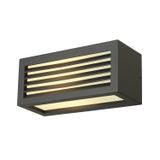 BOX-L E27 wall lamp, E27, max. 18W, square, anthracite