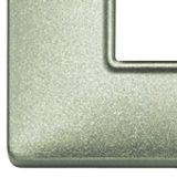 Plate 5M BS techn.metallized green