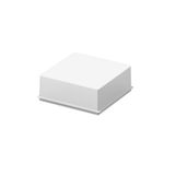 Replacement cover, plastic glass L 226 B 226 H 88 colour: white