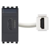 HDMI outlet grey