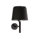 SAVOY WALL LAMP BLACK E27