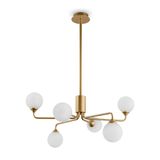 Modern Alexis Chandelier Matte gold