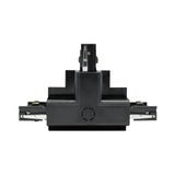 SPS Recessed connector T2 left, black  SPECTRUM