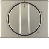 Centre plate for mechanical timer, arsys, stainless steel, metal matt 