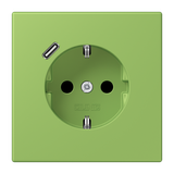 SCHUKO socket with USB type C LC32051 LC1520-18C220