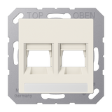 Centre plate for MJ IF f. 2 socket A1569-2NABR