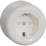 Renova Surf SSO Earth Screwless White Socket