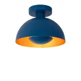 Lucide SIEMON - Flush ceiling light - Ø 25 cm - 1xE27 - Blue