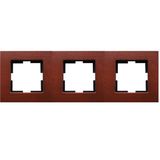 Novella Accessory Wooden - Cherry Three Gang Frame