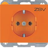 SCHUKO soc. out. "ZSV" imprint, K.1, orange glossy