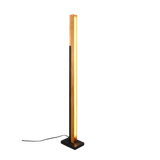 Kerala LED floor lamp matt black/wood