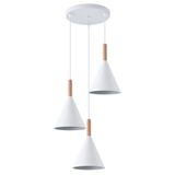 Cala Cluster Pendant Lamp 3xE27 White