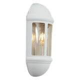 Latina E27 Half Lantern PIR White