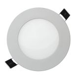 ALGINE  ECO LED ROUND  230V 12W IP20  CW CEILING PANEL white frame