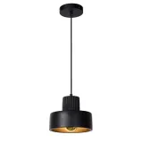 Lucide OPHELIA - Pendant light - Ø 20 cm - 1xE27 - Black