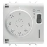 THERMOSTAT - 230V ac 50/60Hz - 2 MODULES - SATIN WHITE - CHORUSMART