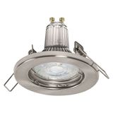 LED SPOT SET RECESS GU10 3x2.6W GU10 Brushed Nickel