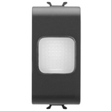 ANTI SATIN BLACK-OUT LAMP - 230V ac 50/60 Hz 1h - 1 MODULE - SATIN BLACK - CHORUSMART