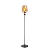 ILONA Floor lamp-Amber-Ø34-1xE27-40W-Glass