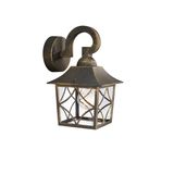 CAMBRIDGE wall lantern Black 1x60W down