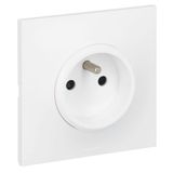 Neptune earthed socket outlet - White