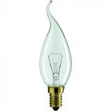 Incandescent Bulb E14 40W B35 CH 240V CL