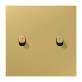 Centre plate 1-gang w. 2 toggle for IL ME12-5KOCR25