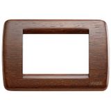 Rondò plate 3M wood walnut