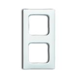 2512-214K-102 Cover Frame 2gang(s) alpine white - Reflex SI Linear