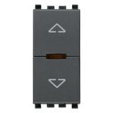 Quid -Rolling shutters 2-way switch grey