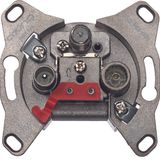 Antenna outlet CATV/DATA 3-gang loop-through type 14dB 5-1006MHz