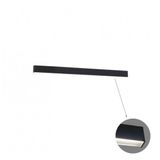 Linear Ceiling L860 4000K Black Microprismatic Dim