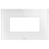 PLACCA ICE - IN GLASS - 4 MODULES - WHITE - CHORUSMART