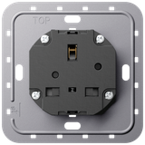 13A socket insert unswitched 80x80 frame BS2521EINS