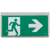 Harrier IP65 Blade Exit Sign Double Sided Legend Arrow Left and Right