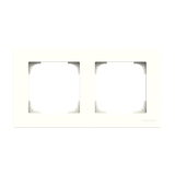 8572 BL Frame 2-gangs - Soft White 2gang White - Sky Niessen