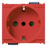 2P+E 16A P30 outlet red