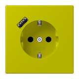 SCHUKO socket with USB charger LC4320F LC1520-18A249