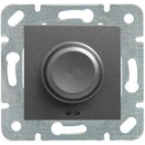 Novella-Trenda Dark Grey TV-Radio Socket Terminated