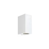 2/Lights Wall Lamp White Square H:150 Tilos