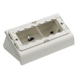 Table mounting box 6M white