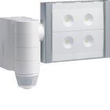 LED Floodlight with PIR 220/360 - White