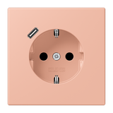 SCHUKO socket with USB type C LC32102 LC1520-18C231