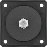 Integro Insert-Aerial Connector Box SAT, Black Matt