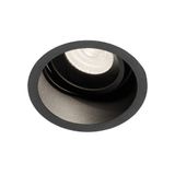 Black Deep Adj.Round Frame "Top Spot"