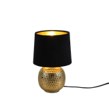 Sophia table lamp E14 black/gold