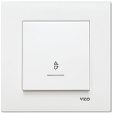 Karre White (Quick Connection) Illuminated Two Way Switch