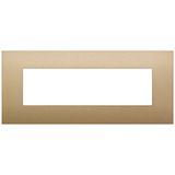 Classic plate 7M technopolymer matt gold